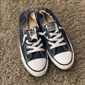 Navy converse